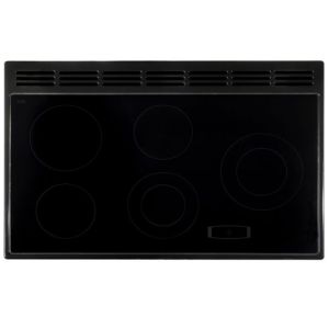 Cuinière Falcon CLASSIC DELUXE vitrocéramique 90 cm NOIR LAITON