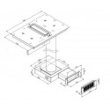 Table de cuisson aspirante Silverline FLOWMAX H80078015