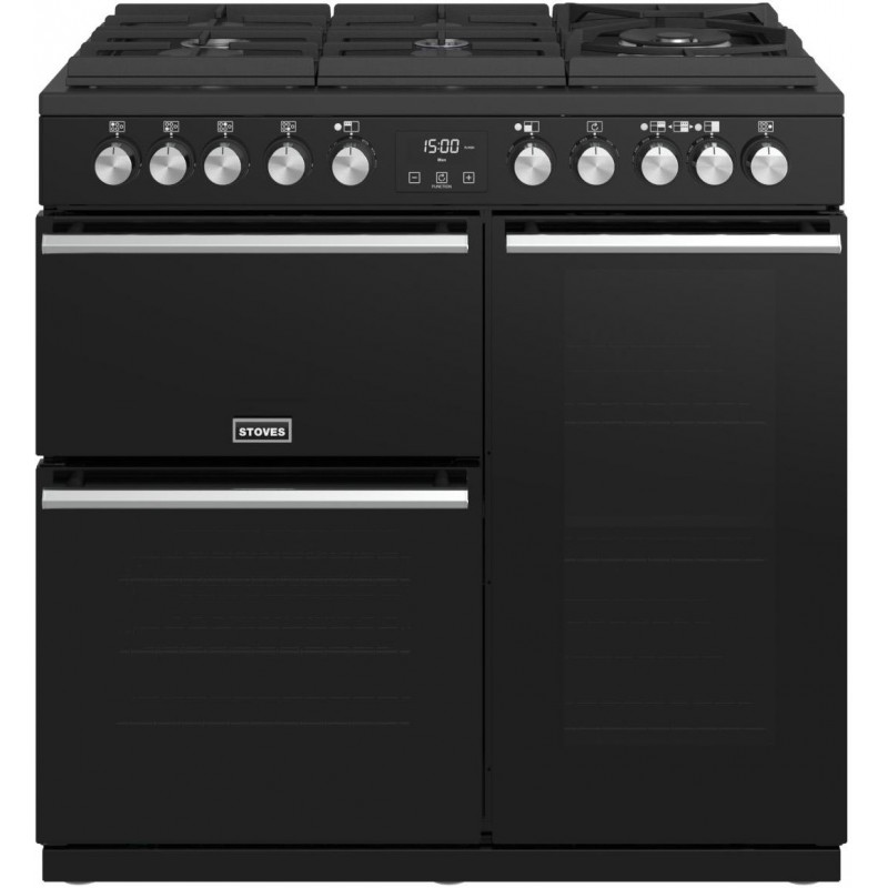 Piano de cuisson Stoves Precision Glass 90cm Mixte
