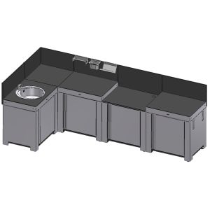 Meuble pour plancha ENO MODULO PMOD4102