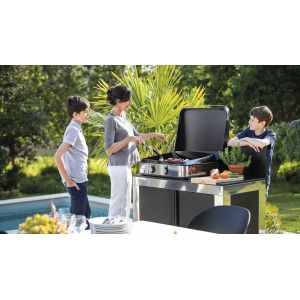 Plancha gaz Eno ENODESIGN 65 avec capot