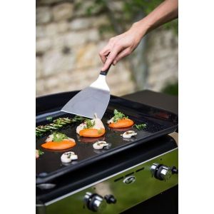 Plancha gaz  ENO OCEANE 50 nourriture dessus