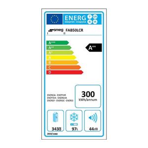 Réfrigérateur combiné  2 portes SMEG FAB50L