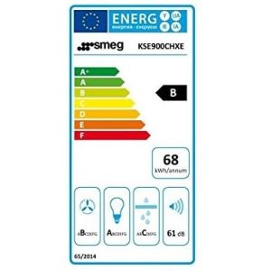 Hotte décorative murale 90cm SMEG KSE900CHXE