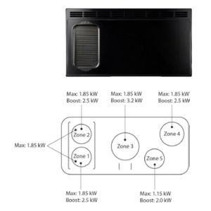 Piano de cuisson Falcon NEXUS STEAM 110 cm induction