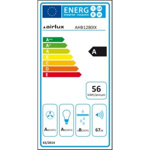 Hotte décorative murale AIRLUX 120cm