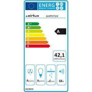 Hotte décorative murale AIRLUX 90cm