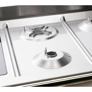 Piano de cuisson Steel GENESI 120cm Mixte