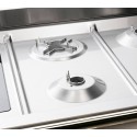 Piano de cuisson Steel GENESI 120cm Mixte