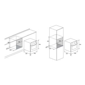 Four encastrable électrique Lofra DOLCEVITA 60 cm
