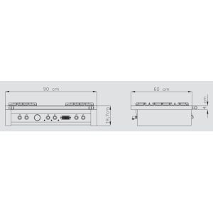 Entablement Range Top gaz 90cm Lofra Dolcevita