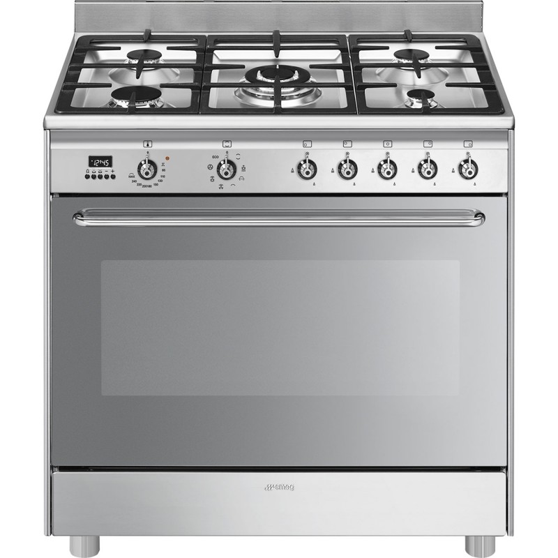 Piano de cuisson Smeg mixte 90cm CG90X9