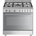 Piano de cuisson Smeg mixte 90cm CG90X9