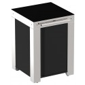 FELIX DESSERTE Noir et inox