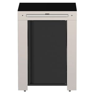 FELIX DESSERTE Noir et inox
