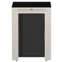 FELIX DESSERTE Noir et inox