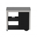 Desserte Achille inox avec porte ENO