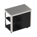 Desserte Achille inox avec porte ENO