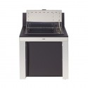 Modulo plancha tribu inox et noir ENO