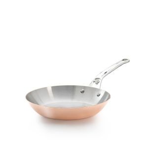 Poele ronde Ø24CM Inocuivre queue inox    DE BUYER 6424.24