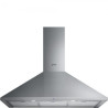 Ensemble SMEG Noir et Inox 90 cm Mixte Piano de cuisson + Hotte