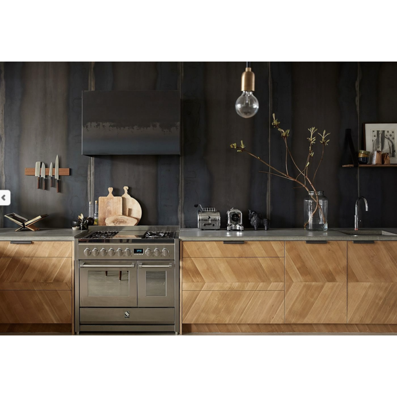 Piano de cuisson Steel Cucine | Cuisinières grande largeur