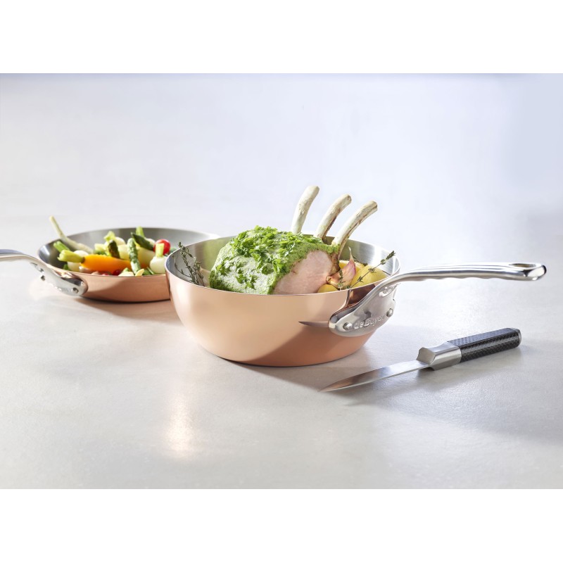 casserole cuivre, cocotte fonte et arts de la table | Cuisinières Grande Largeur