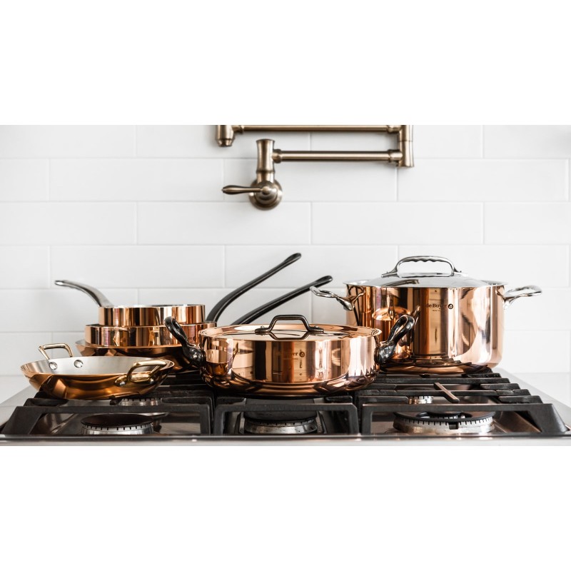 De Buyer : casseroles, poeles, faitout, sauteuses, wok, plats à rotir, moules à tartes
